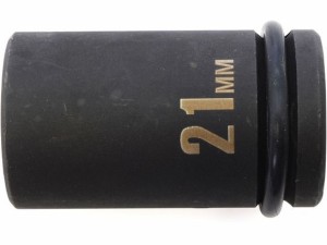 薄口インパクトレンチソケット セミロング 21mm パオック IMS-21SL