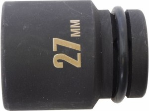 薄口インパクトレンチソケット ショート 27mm パオック IMS-27S