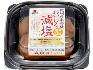 紀州産南高梅おいしく減塩 はちみつ 60g 中田食品