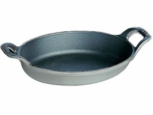 ストウブ オーバルスタッカブルディッシュ 24cm グレー 40509-562 STAUB 6652600