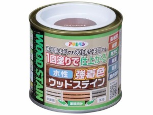 水性強着色ウッドステイン 1／5L ワインレッド アサヒペン