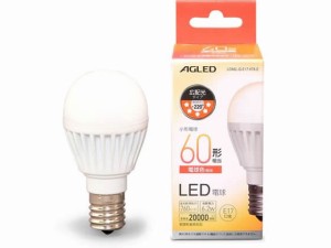 LED電球 E17 広配光 60形相当 電球色2万h アイリスオーヤマ LDA6L-G-E17-6T6