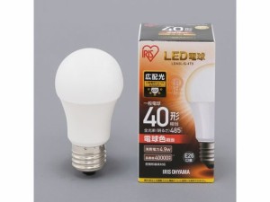 LED電球 E26 広配光 40形相当 電球色 アイリスオーヤマ LDA5L-G-4T5