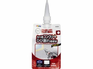 ワンタッチコンクリート補修材 200ml ホワイト アサヒペン W009