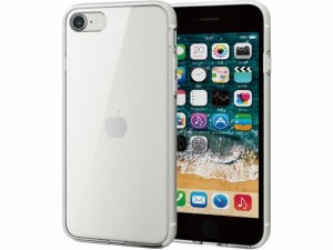iPhone SE 第3世代 ハイブリッドケース ガラス クリア エレコム PM-A22SHVCG1CR