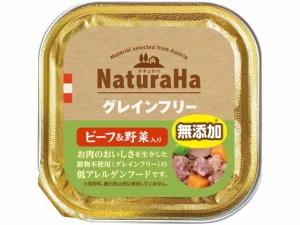 ナチュラハ グレインフリー ビーフ&野菜入 100g マルカン SNH-005