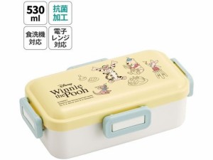 抗菌ふわっと弁当箱 くまのプーさん Cafe 530ml スケーター PFLB6AG