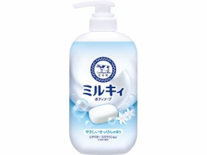 ミルキィボディソープ せっけんの香り ポンプ 500mL 牛乳石鹸