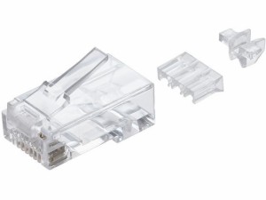 自作用RJ45コネクター 100個 エレコム LD-6RJ45T100/L