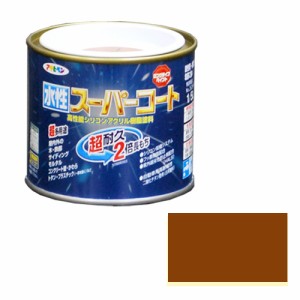 アサヒペン 多用途　水性スーパーコート １／５L　カーキー