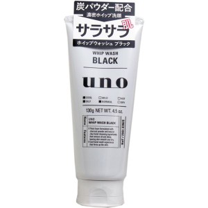 ＵＮＯ（ウーノ） ホイップウォッシュ（ブラック）（洗顔料） １３０ｇ