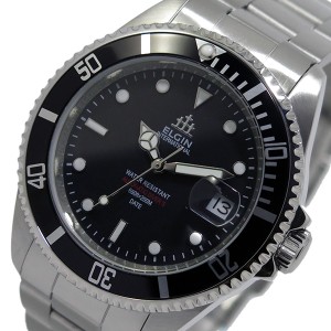 エルジン ELGIN 自動巻き メンズ 腕時計 FK1405S-B ブラック 国内正規品 ブラック