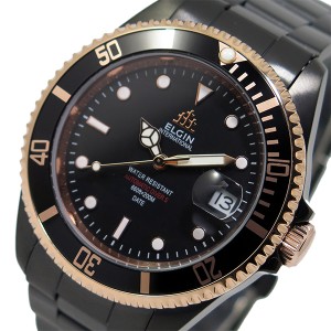 エルジン ELGIN 自動巻き メンズ 腕時計 FK1405B-B ブラック 国内正規品 ブラック
