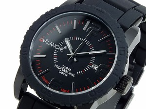 アバランチ AVALANCHE 腕時計 AV-1024-BKBK ブラック×ブラック ブラック