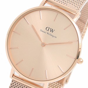 ダニエルウェリントン DANIEL WELLINGTON 腕時計 DW00100472 PETITE UNITONE 36mm レディース ローズゴールド