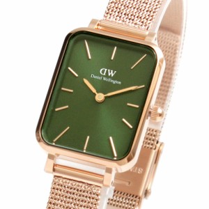 ダニエルウェリントン DANIEL WELLINGTON QUADRO PRESSED MELROSE EMERALD DW00100445 腕時計 レディース エメラルド クオーツ