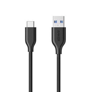 USB-C ＆ USB-A 3.0ケーブル (0.9m ブラック) Galaxy S8/S8+ MacBook Xperia XZ他対応 送料無料