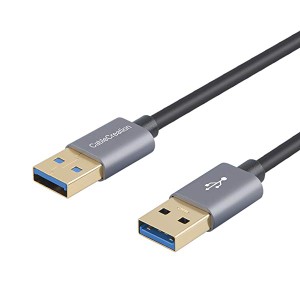 USB 3.0ケーブル USB 3.0 A (オス) - (オス) USB to USBケーブル HDDエンクロージャ、カメラ、手書きボード、ラジエーターなど対...