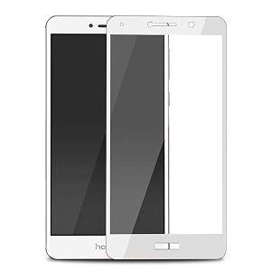 HUAWEI Honor 6X ｶﾞﾗｽﾌｨﾙﾑ 炭素繊維 全面保護ﾌｨﾙﾑ 超薄 日本製旭硝子素材 硬度9H 99%高透過率 耐衝撃 指紋防... 2枚入り