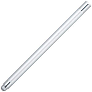 タッチペン ロングタイプ アルミ素材 iPhone スマートフォン Nintendo Switch 対応 ペン先直径6mm シルバー P-TPLA01SV 送料無料