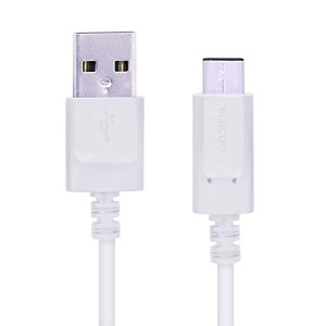 USB TYPE C ケーブル タイプC USB A USB C 3A出力 超急速充電 USB2.0認証品 1.5m ホワイト MPA-AC15NWH ...エレコム