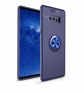 Samsung Galaxy Note8 SC-01K/SCV37 スマホケース 保護ケース ギャラクシー Galaxy Note8 背面ケース リング レンズ保護 ボタン ...