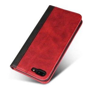 iPhone 7plus /8plus 7プラス 8プラス スマホ ケース 2色組合せ 二色接合 手帳型 iPhone7+ iPhone8+ plus ケース CASE アイフォ ...