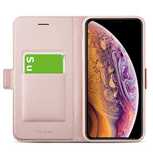 iphone Xs ケース iphone X ケース 手帳型 薄型 スマホカバー PUレザー 全面保護 耐衝撃 カード収納 マグネット付き ワイヤレス ...