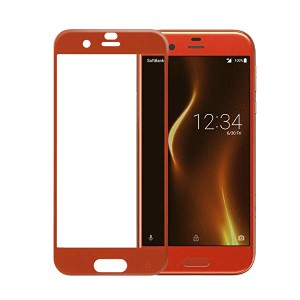 AQUOS R/SH-03J/SHV39 全面保護 強化ガラス保護フィルム フルカバー 旭硝子製ガラス素材 9H ラウンドエッジ 0.33mm シャープ ソ ...