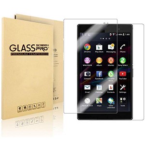 SONY Xperia Z4 Tablet 強化ガラス 液晶保護フィルム 硬度9H ガラスフィルム スーパーナノコーティング 透過率99% (フロン 