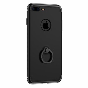 iphone 7  スマホケース  メタリック ツートン配色 ハイブリッド  スマホケース リングスタンド付き衝撃防止 軽量 薄い iphone7 plus ス