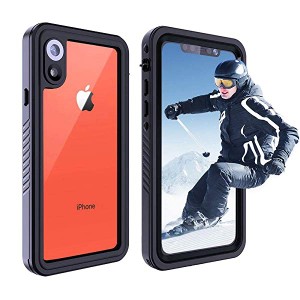 iphone xr 防水ケース 耐衝撃 頑丈 高耐久性 防塵 超薄型 完全防水 IP68 米軍MIL規格 フェイス認証 衝撃吸収 操作便利 脱着簡単 ...