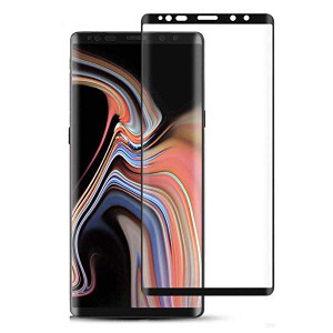 Samsung Galaxy Note 9 3D 液晶保護フィルム- [2枚] [HD] 9h のフィルムタブレット 画面保護フィルム ガラスフィルム ガラス...