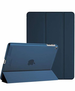 iPad 2 ケース iPad 3 ケース iPad 4 ケース - 超薄型 軽量 スタンド機能 スマートケース 半透明の背面カバー iPad 2 第3世代 ... (iPad 