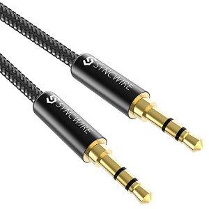 2m オーディオケーブル 高耐久 Auxケーブル 高音質 標準3.5mm ステレオミニプラグ 車/iPhone/Androidスピーカー 送料無料