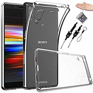 ストラップ2種&ストラップホール付 Sony Xperia L3 ケース カバー Qi充電対応 ワイヤレス充電対応 TPU ストラップホール付属 ハ...