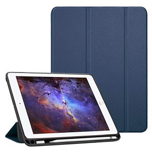 送料無料 iPad 9.7 2018 2017 ケース Apple Pencil 収納可能 ペンホルダー付き 軽量 超薄 三つ折 スタンド オートスリープ機能付き iP ..