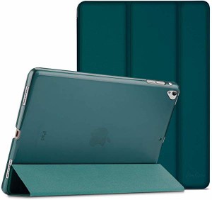 iPad Pro 12.9 2017/2015 ケース(旧モデル第1と2世代) スマート 超スリム 軽量 スタンド 保護ケース 半透明フロスト バックカバ 