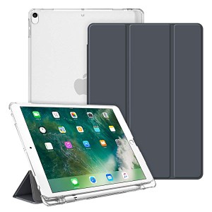 iPad Air 2019 ケース iPad Air3 10.5インチ ケース/iPad Pro 10.5 2017 ケース バックカバー 三つ折スタンド スリープ機能 軽量