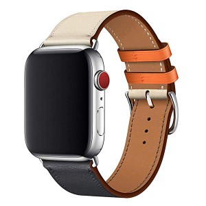 【互換品】 Apple Watch バンド 本革レザー iWatch Series 5 4/3/2/1 Sport Edition バンド交換ストラップ 