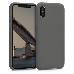 iPhone XS スマホケース ケース TPU ゴムコーティング スマホカバー 携帯 マット 保護ケース オリーブグリーン 送料無料