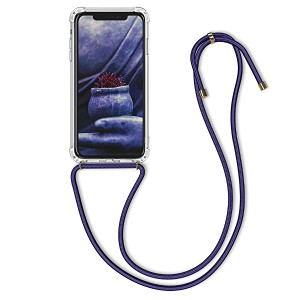 iPhone XR スマホケース ケース ネック ショルダー ストラップ付き スマホ シリコン カバー 首かけ 斜めがけ 送料無料