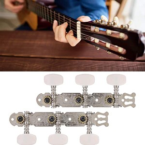 2連セット ギターチューニングペグ 40インチクラシックギター用 マシンヘッド 耐久性＆耐摩耗性 インストール簡単 滑らか ギタ