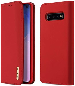 Galaxy S10 ケース 手帳型 本革 Galaxy S10カバー [docomo SC-03L/au SCV41] 対応 全面保護 磁石付き カード入れ スタンド機能  ...