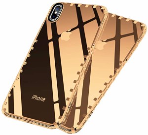 iPhone8 ケース/iPhone7 ケース 透明 クリア 耐衝撃 TPU 透明 人気 薄型 メッキ加工 ソフトシェル Qi充電対応 指紋防止 おしゃれ...