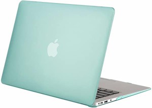 13 インチ MacBook Air A1369 / A1466（2010-2017) 専用 プラスチック ハードケース 薄型 耐衝撃 保護 シェルカバー(ミント グリ...