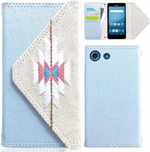 送料無料 SO-04G XPERIA A4 デニム×刺繍オルテガ柄手帳 スマホケース 黒TPU 手帳 スマホケース 手帳 手帳型 手帳カバー 手帳型 スマホケ