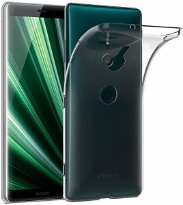 送料無料 Xperia XZ3 スマホケース カバー クリア SO-01L スマホケース SOV39 スマホケース TPU シリコン 透明 Qi充電対応 黄変防止 薄型