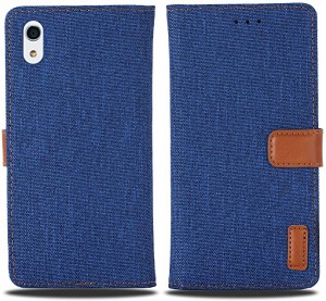 Y!Mobile Android One S4 SoftBank DIGNO J 704KC 対応 KYOCERA スマホケース 手帳 (ブル 新型モデル デニム デザイン