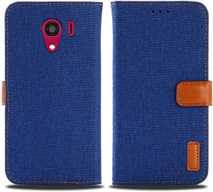 Y!Mobile Android One S2 Softbank DIGNO G (601KC & 602KC) 対応 KYOCERA スマホケース 手帳 新型モデル デニム デザイン